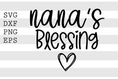 Nana&#039;s blessing SVG Product Image 1