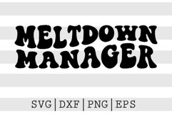 meltdown manager SVG Product Image 1