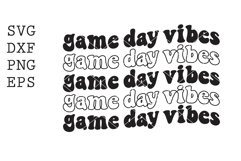 game day vibes SVG Product Image 1