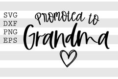 Promoted to grandma SVG Product Image 1