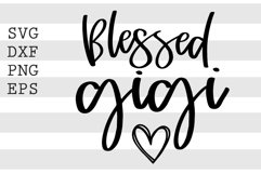 Blessed gigi SVG Product Image 1