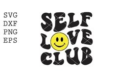 self love club SVG Product Image 1