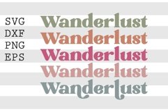 Wanderlust SVG Product Image 1