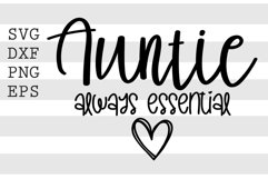Auntie always essential SVG Product Image 1