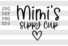 Mimi&#039;s sippy cup SVG Product Image 1