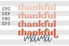 Thankful mama SVG Product Image 1