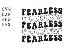 fearless SVG Product Image 1