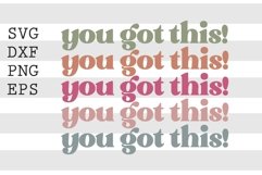You got this SVG Product Image 1