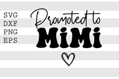 Promoted to mimi SVG Product Image 1