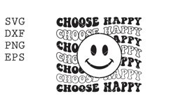 choose happy SVG Product Image 1