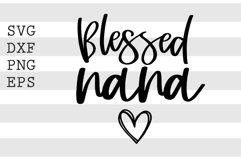 Blessed nana SVG Product Image 1
