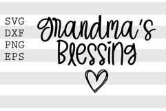 Grandma&#039;s blessing SVG Product Image 1