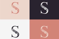 S logo, Letter S monogram, style floral Product Image 3