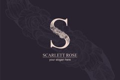 S logo, Letter S monogram, style floral Product Image 4