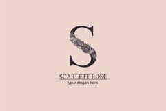 S logo, Letter S monogram, style floral Product Image 5