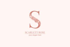 S logo, Letter S monogram, style floral Product Image 1