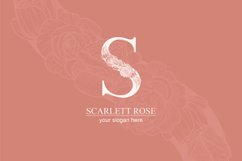 S logo, Letter S monogram, style floral Product Image 6