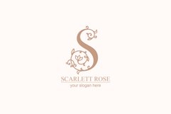 S logo, Letter S monogram, style floral Product Image 6