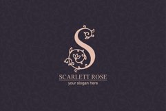 S logo, Letter S monogram, style floral Product Image 1
