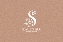 S logo, Letter S monogram, style floral Product Image 9