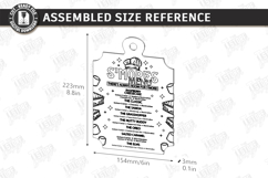 S'mores Menu Laser Cut|Menu Board|Laser Engraved|Kitchen SVG Product Image 2