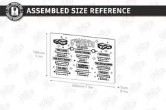 S'mores Menu Laser Cut|Menu Board|Laser Engraved|Kitchen SVG Product Image 2