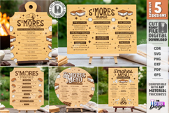 S'mores Decor Mega Bundle|S'mores Signs SVG|Laser Engraving Product Image 6