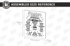 S'mores Menu Laser Cut|Menu Board|Laser Engraved|Kitchen SVG Product Image 2