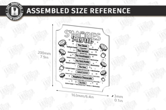 S'mores Menu Laser Cut|Menu Board|Laser Engraved|Kitchen SVG Product Image 2