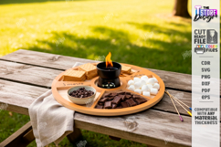 S'mores Station Tray Laser Cut Bundle | S'mores Organizer Product Image 3