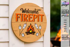 S’mores Station Sign Laser Cut | Outdoor Décor | Rustic SVG Product Image 1