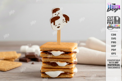 S'mores Topper Laser Cut | Marshmallow Party | Camping Theme Product Image 1