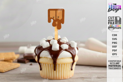 S'mores Topper Laser Cut | Marshmallow Party | Camping Theme Product Image 1