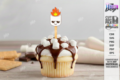 S'mores Topper Laser Cut | Marshmallow Party | Camping Theme Product Image 1