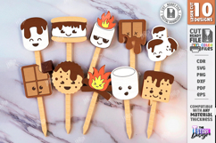 S'mores Decor Mega Bundle|S'mores Signs SVG|Laser Engraving Product Image 5