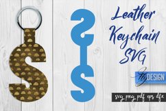Leather Keychain SVG Design | Keychaine Design | SVG File Product Image 1