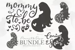 Mommy to Be Svg, Pregnancy Reveal, Mom to be Coming Soon 014 Product Image 1