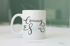 Mommy to Be Svg, Pregnancy Reveal, Mom to be Coming Soon 014 Product Image 7