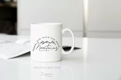 Faith Can Move Mountains svg, Christian bile verse 077 Product Image 3
