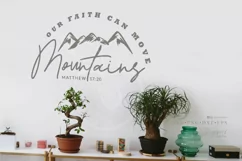 Faith Can Move Mountains svg, Christian bile verse 077 Product Image 4