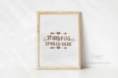 Grandma svg cut file, grandkids, blessed 090 Product Image 7