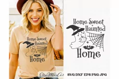 Halloween SVG, Home Sweet Haunted Home SVG, Halloween Ghost Product Image 1