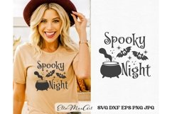 Halloween SVG, Spooky Night SVG, Halloween Ghost SVG Product Image 1