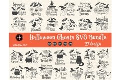 Halloween Ghosts SVG Bundle, Halloween SVG, Baby Svg, Spooky Product Image 1