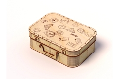 Vintage Suitcase Laser Cut File Product Image 4