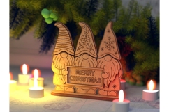 Scandinavian Christmas Gnomes Laser Cut SVG Product Image 3