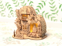 Laser Cut Easter Egg House Lightbox: Product Image 3