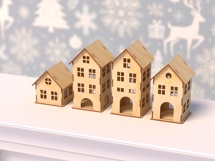 Wooden Christmas Houses Laser Cut Files Product Image 3