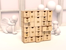 Advent Calendar Box Laser Cut File | 24 Wooden Drawers Product Image 3