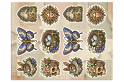 Summer. Vintage. Print &amp; Cut Stickers PNG Product Image 2
